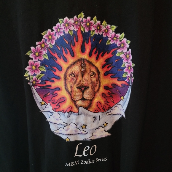 MBM Gallery Leo Lion Zodiac Sign Shirt XL - Picture 2 of 4